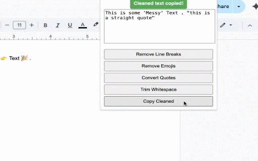 Text Cleaner & Formatter :: Clean up and format messy text with one click.