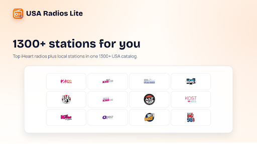 USA Radios Lite: +1400 Live Radio Stations Ad-Free :: Listen to United States radio stations live, ad-free, and hassle-free.
