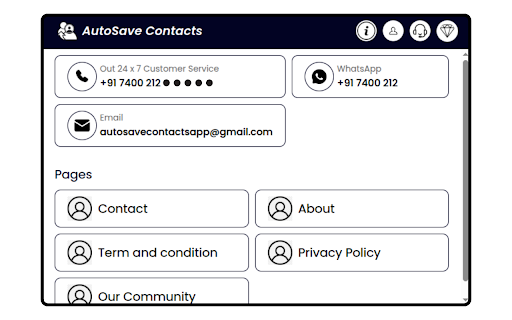 Autosave Contacts - Bulk Whatsapp Contacts Saver & Extractor :: Auto Contacts Saver & Group Extractor