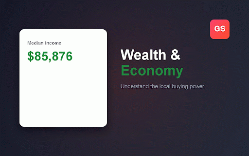 GeoStats: Demographics and Insights :: Real-time US demographic insights (population, income, age, and diversity) directly from the US Census Bureau.