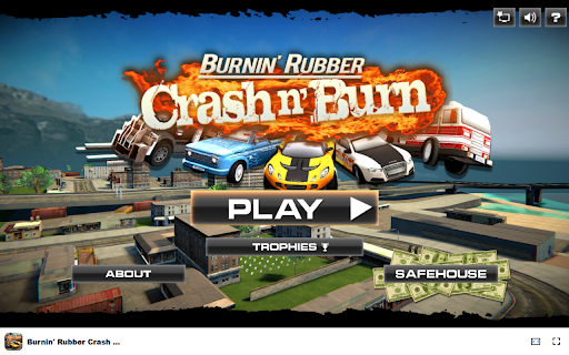 Burnin' Rubber Crash n' Burn Game - Simulation & Action :: Unleash chaos in this thrilling driving game full of destruction, playable offline on Chrome!