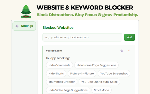 Forest Focus Timer — Stay focused & grow your productivity :: Focus timer with blocker, notes, ToDo, tracker, and planner. Includes in-app tools for YouTube Shorts/TikTok Reels.