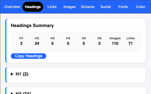 SEO FontScope :: Inspect SEO data, detect webpage fonts, and identify colors instantly with SEO FontScope. By Daniel Imad