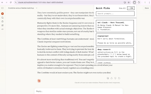 MonoPrompt - Prompt Manager :: Build your prompt collection and paste them into any chatbot conversation