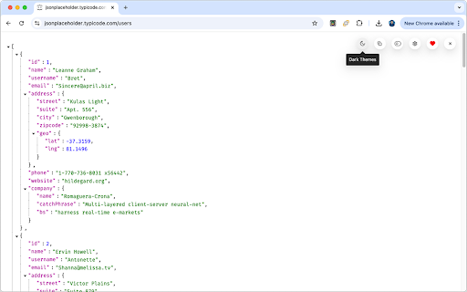JSON Prettify :: Make it easier to view json response in browser.