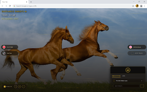 Running Horse HD Wallpaper New Tab :: Customize new tab with a Horse wallpaper extension and display a Running Horse wallpaper on your screen.