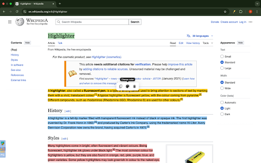 Highlight Text Online :: Use Highlight Text Online extension to highlight and save key info on any website. A smart and simple web highlighter tool.