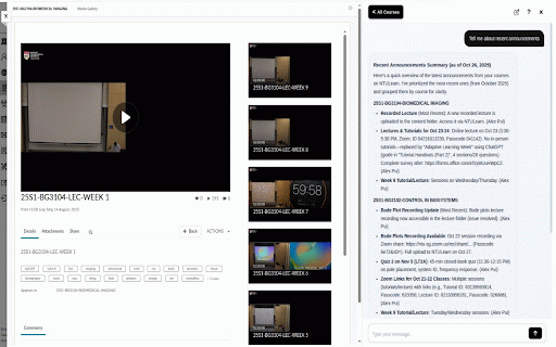 LintLearn :: LintLearn transforms how NTU students interact with their lecture videos. Automatically extract full transcripts from all your…