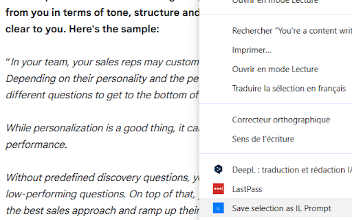 IL ChatGPT & LLM Prompt Saver :: Save, store & reuse your prompts anywhere.