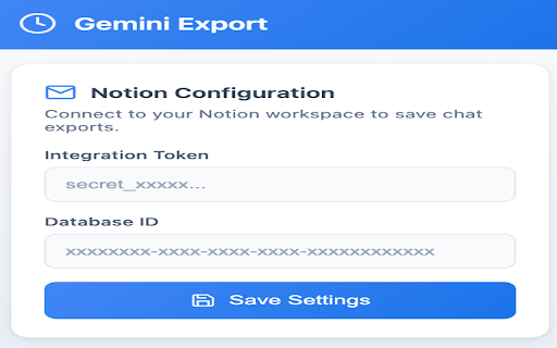 Gemini to Notion Exporter :: Export Gemini chat history to Notion