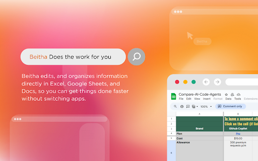 Beitha: Control Your Browser with AI :: Beitha is an AI-powered browser extension that takes control of your browser to help you work smarter and faster. Control your…