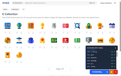 SVG Repo Collection Downloader :: Download all SVGs from an SVG Repo collection as a single ZIP file