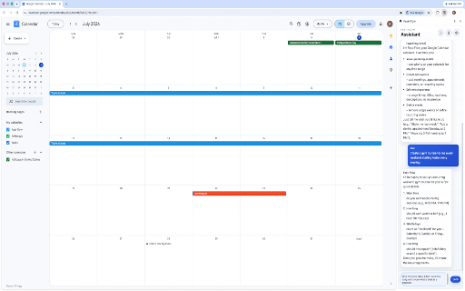 Fast-Flow :: AI-powered Google Calendar assistant that helps you organize tasks, plan your schedule, and answer questions about your workload.