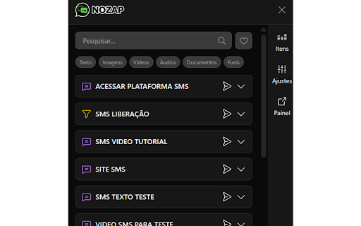 ZAFLUX :: Gerencie e envie mensagens salvas no WhatsApp Web.