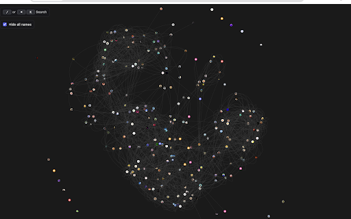 Discord Friends Graph :: Display mutual connections and mutual servers with your friends on discord. All data stays local.