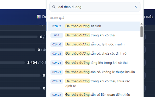 icd10vn - Tra cứu mã ICD-10 tiếng Việt :: Tra cứu nhanh mã bệnh ICD-10 tiếng Việt: tìm theo mã, tên bệnh có dấu, không dấu, viết liền hoặc viết tắt. Click để sao chép mã.