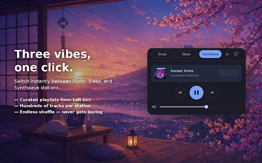 Lofi Radio — Player for Study & Chill :: A tiny lofi radio player in your browser. Chill beats to study, relax and sleep — inspired by the lofi girl vibe.