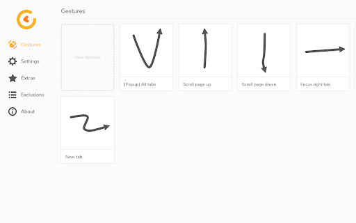 Cesturefy :: Gesturefy for Chromium-based browsers