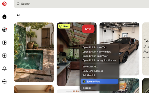 Virtu CompShopping :: Capture images from any website, organize them into folders, and import them into your Virtu whiteboards.