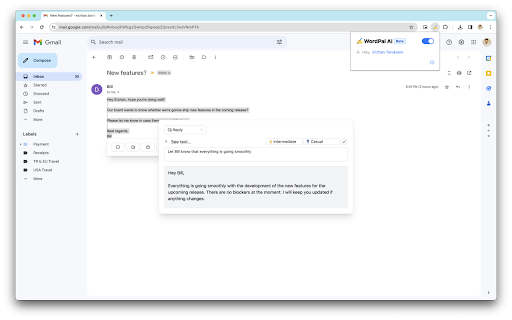WordPal: AI-powered writing assistant :: Write better, faster, and with more confidence using WordPal.