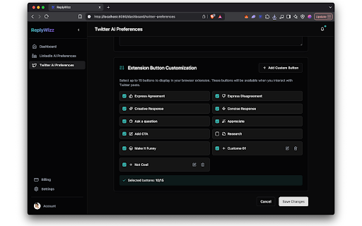 ReplyWizz :: ReplyWizz generates smart LinkedIn & X comments with one click. Keyboard shortcuts let you scroll, like, reply & post fast.