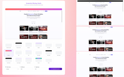 Smart Screenshots Studio :: Capture beautiful screenshots with browser mockups. Add professional browser frames to your screenshots instantly.