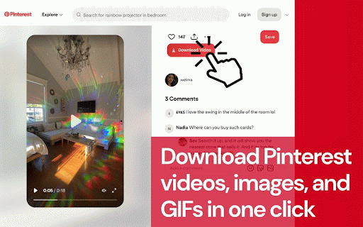 Pinterest Video Downloader - PinterestDL.io :: Easily download Pinterest videos and images with a single click.