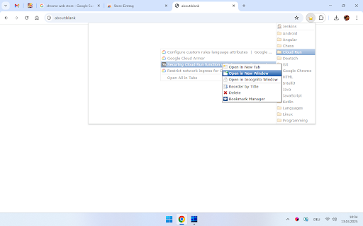Bookmarks Menu :: Quick and easy bookmarks menu