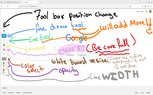 Whiteboard Pro – Draw On Any Site :: Turn any webpage into a whiteboard! Works on any site with full-page coverage. Perfect for notes, and teaching—fast. 🚀