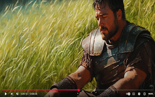 YouTube Progress Percentage :: Displays the percentage of the YouTube video completed.