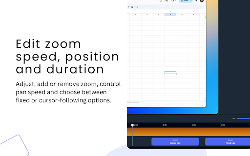 Recora: Screen Recorder with Auto Zoom :: Turn screen recordings into engaging product demos and presentations with auto zoom, smooth panning and precise editing