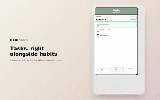 HabiCard - Habit Tracker :: Track your daily habits and build consistency with HabiCard.