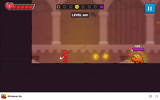 Stickman Go Game - Experience High-Speed Running Thrills! :: Guide your stickman through thrilling levels in this addictive offline running game!