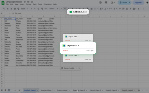 Sheets Folder Organizer :: Group your Google Sheets tabs into color-coded folders so you can find any sheet fast.