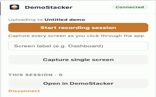 DemoStacker :: Capture any web app screen for your DemoStacker demos