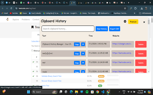 Clipboard History Manager - Your Clipboard, Organized :: Keep a history of copied text and paste from your clipboard history.