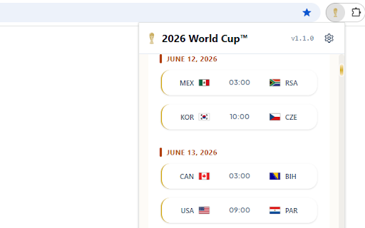 2026 FIFA World Cup™ Schedule :: 2026 FIFA World Cup™ Schedule Aggregator