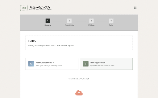 TailorMeSwiftly - Auto Job Capture :: Capture job descriptions, save to your Job Tracker, and tailor your resume — all from the browser