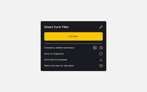 Smart Form Filler :: Automatically fill web forms using a single dataset.
