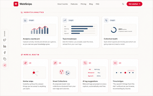 WebSnips :: Capture, contextualize, and connect ideas across the web. Your personal knowledge clipper.