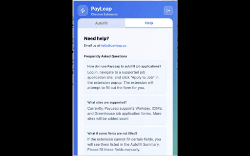 PayLeap Auto Apply :: Make applying to jobs easier.