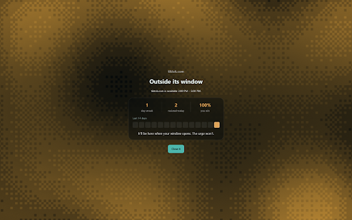 Blocked — focus on the web :: Blocks distracting websites with a calm breath, synced with your Blocked account.