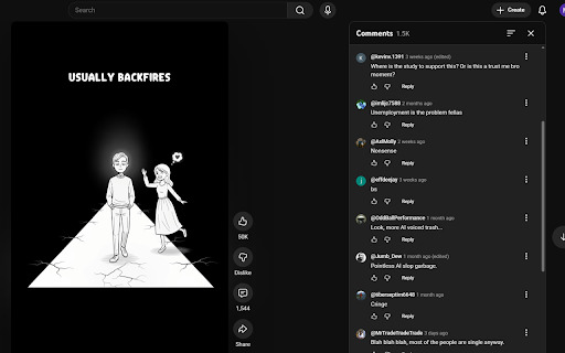 OnlyHate: Negative Comment Filter :: Focus on the feedback that matters. Automatically filter and display only negative sentiments on YouTube using AI analysis.