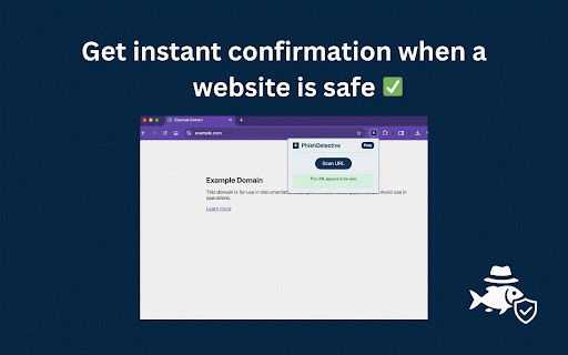 PhishDetective :: Scan the current tab's URL for phishing or unsafe domains using Google Safe Browsing.