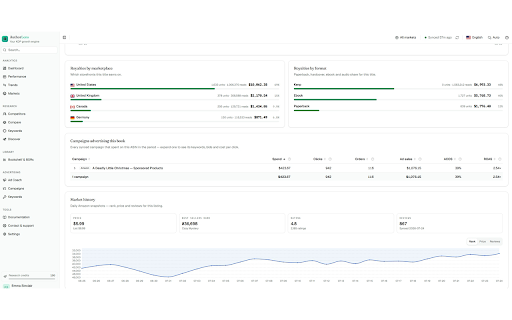 AuthorLens Sync :: Import your Amazon KDP royalties and ad spend into your own AuthorLens account, from your signed-in Amazon session.