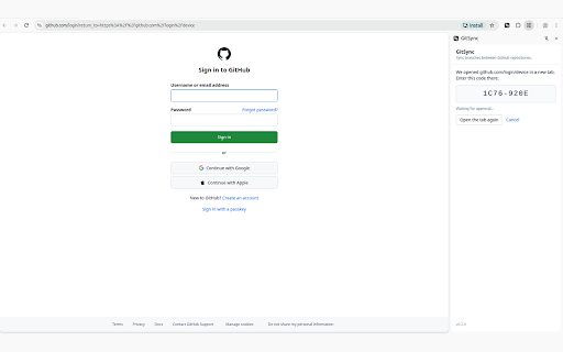 GitSync :: Sync branches between GitHub repositories.