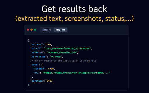 BrowserWorker :: Browser automation worker for BrowserWorker platform