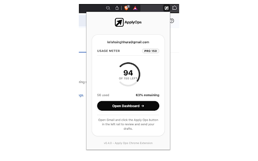 Apply Ops. Job Application Outreach :: Save job listings as you browse, then send personalized outreach to hiring managers from your own Gmail.