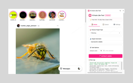 IG Auto Like Tool :: IG Auto Like Tool automates your engagement by helping you auto like Instagram posts on your feed and hashtags.