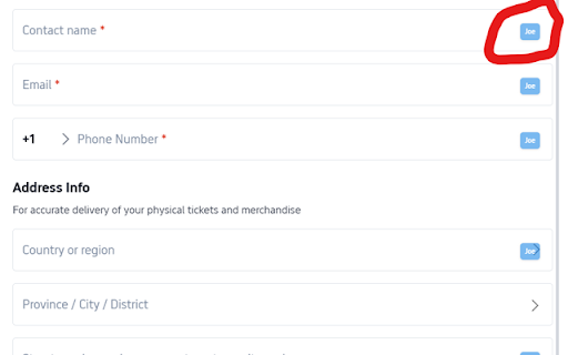 Autofill Manager: User Data Management :: Automates filling input fields and remembers your data.